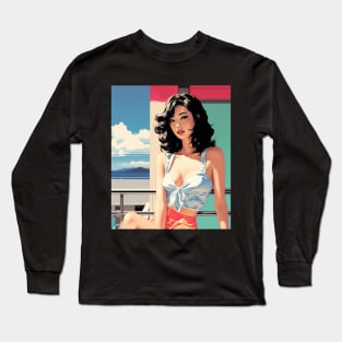 Japanese Girl Long Sleeve T-Shirt